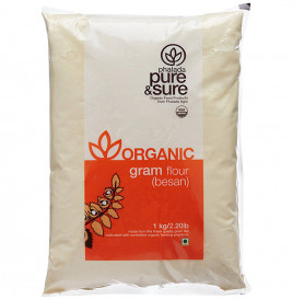Pure & Sure Organic Gram Flour (Besan)   Pack  1 kilogram